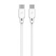 Charging Cable WK TYPE-C/TYPE-C White 1m Full Speed WDC-106 3A