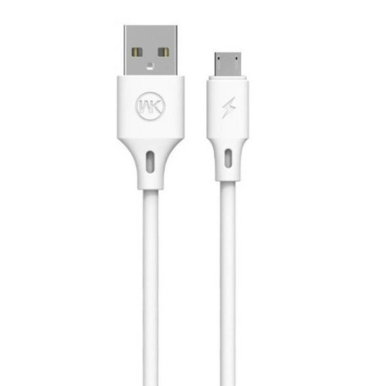 Charging Cable WK Micro White 2m Full Speed Pro WDC-092 2.4A