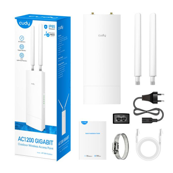 Wireless Base Station AC1200 Dual band Cudy AP1300 Outdoor