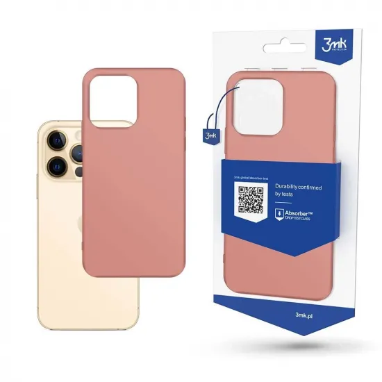 Case for iPhone 13 Pro from the 3mk Matt Case series - pink