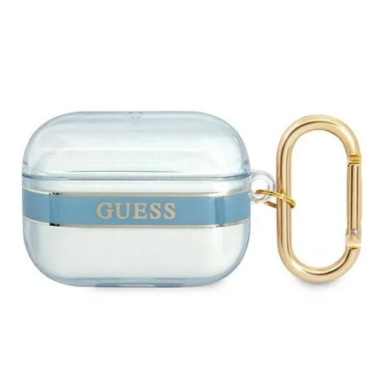 Guess GUAPHHTSB AirPods Pro cover blue/blue Strap Collection