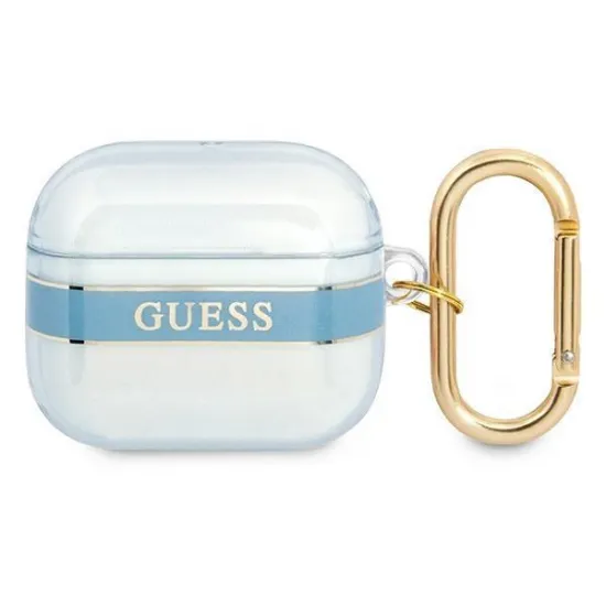 Guess GUA3HHTSB AirPods 3 cover blue/blue Strap Collection