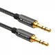 Wozinsky universal mini jack cable 2x AUX cable 2 m black