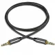 Wozinsky universal mini jack cable 2x AUX cable 1.5 m black