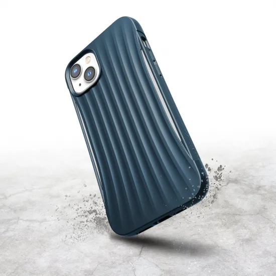 Raptic X-Doria Clutch Case iPhone 14 back cover blue