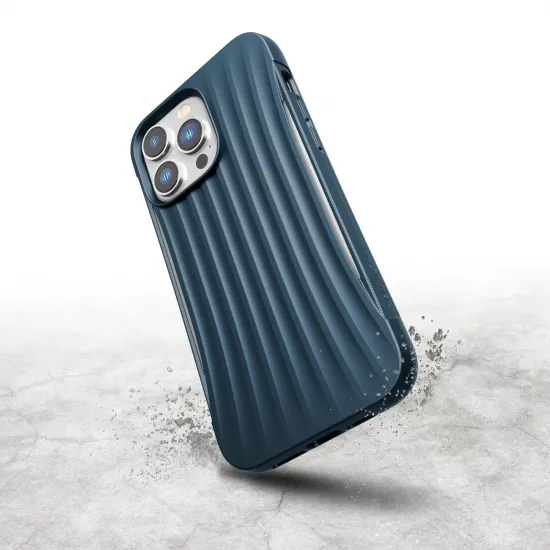 Raptic X-Doria Clutch Case iPhone 14 Pro back cover blue