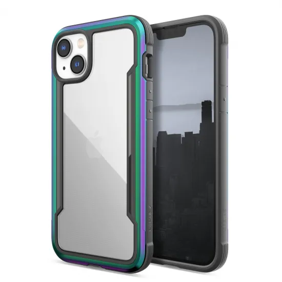 Raptic X-Doria Shield Case for iPhone 14 Plus opal cover