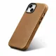 iCarer Oil Wax Premium Leather Case iPhone 14 Plus Magnetic Leather Case with MagSafe Brown (WMI14220703-TN)