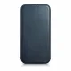 iCarer CE Oil Wax Premium Leather Folio Case iPhone 14 magnetische Klapphülle MagSafe blau (AKI14220705-BU)