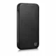 iCarer CE Premium Leather Folio Case iPhone 14 Plus Magnetic Flip Leather Folio Case MagSafe black (WMI14220715-BK)