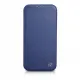 iCarer CE Premium Leather Folio Case iPhone 14 Plus Magnetic Flip Leather Folio Case MagSafe Blue (WMI14220715-BU)