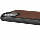 iCarer Leather Oil Wax case covered with natural leather for iPhone 14 brown (WMI14220717-BN)