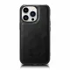 iCarer Leather Oil Wax case for iPhone 14 Pro Max leather case black (WMI14220720-BK)