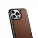 iCarer Leather Oil Wax case for iPhone 14 Pro Max leather cover brown (WMI14220720-BN)