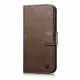 iCarer Oil Wax Wallet Case 2in1 Case iPhone 14 Leather Flip Cover Anti-RFID Brown (WMI14220721-BN)