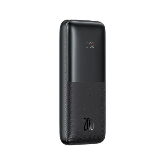 Baseus Bipow Pro Power Bank 10000mAh 20W black with USB Type A - USB Type C 3A 0.3m cable (PPBD040201)
