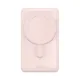 Baseus Magnetic Bracket power bank with wireless charging MagSafe 10000mAh 20W Overseas Edition pink (PPCX000204) + USB Type C cable Baseus Xiaobai Series 60W 0.5m