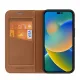 Dux Ducis Skin X2 case for iPhone 14 Pro Max case with magnetic flap brown