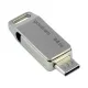 Flash Drive 64GB USB 3.2 Gen 1 USB / USB C OTG ODA3 Goodram - Silver