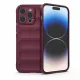 Magic Shield Case case for iPhone 14 Pro Max elastic armored case in burgundy