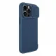 Nillkin Qin Cloth Pro Case Case for iPhone 14 Pro Max Camera Cover Holster Cover Flip Case Blue