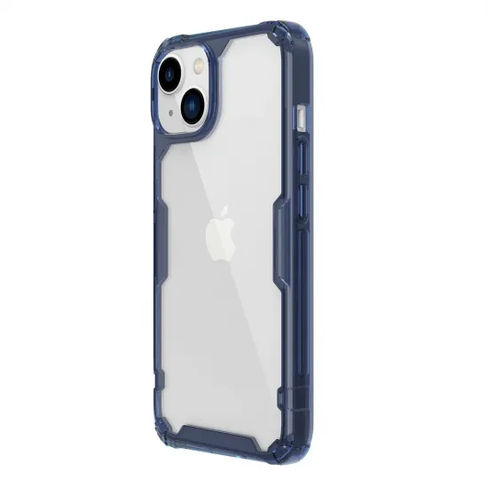 Nillkin Nature Pro iPhone 14 Plus case, armored cover, blue cover