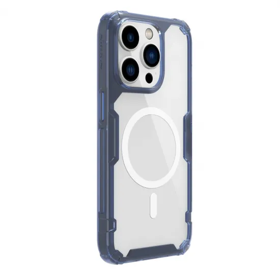 Nillkin Nature Pro Magnetic Case iPhone 14 Pro Max magnetic case MagSafe blue
