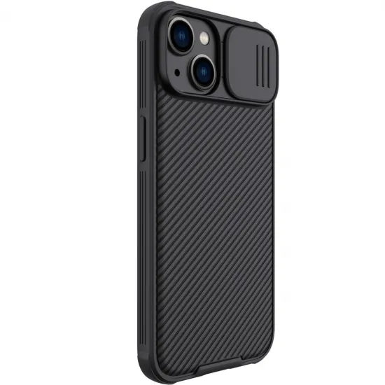 Nillkin CamShield Pro Magnetic Case iPhone 14 Plus Cover Camera Protector Black (with MagSafe)