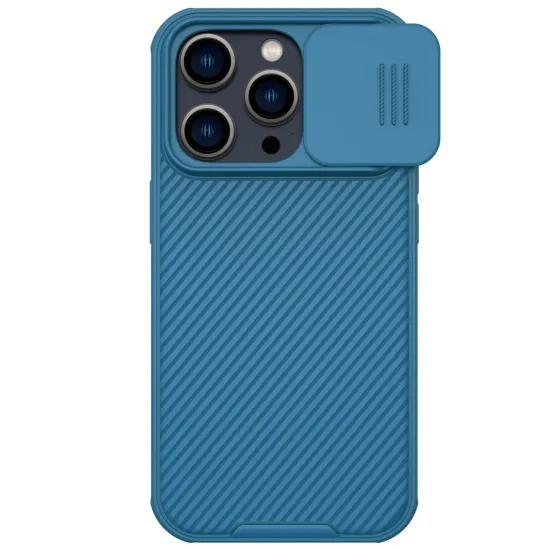 Nillkin CamShield Pro Magnetic Case iPhone 14 Pro Max Cover Camera Protector Blue (with MagSafe)