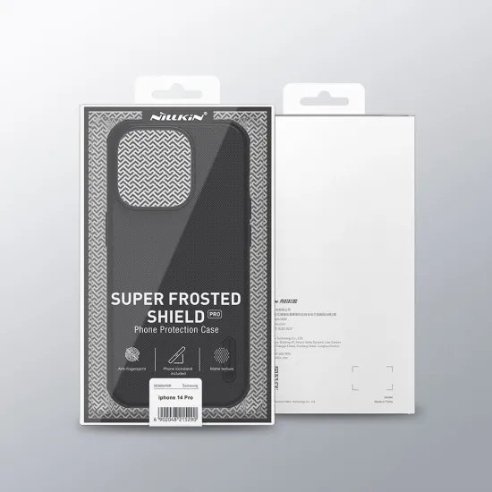 Nillkin Super Frosted Shield Pro Hülle für iPhone 14 Pro Rückseite rot