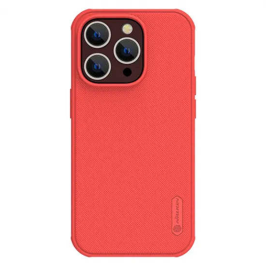 Nillkin Super Frosted Shield Pro case for iPhone 14 Pro Max, back cover, red