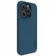 Nillkin Super Frosted Shield Pro magnetische Hülle für iPhone 14 Pro mit MagSafe magnetischem Blau