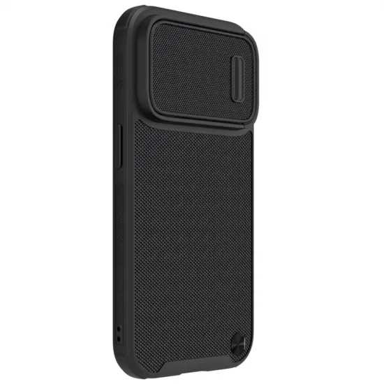 Nillkin Textured S Case iPhone 14 Pro Max case with camera cover black