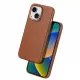 Dux Ducis Naples case for iPhone 14 Plus magnetic leather case MagSafe brown