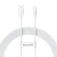 Baseus Superior Series Fast Charging Cable USB-A - USB-C 100W 480Mbps 2m white