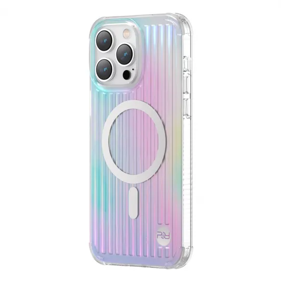 Kingxbar PQY Go Out Series magnetic case for iPhone 14 Pro MagSafe laser color