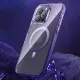 Kingxbar PQY Ice Crystal Series magnetic case for iPhone 14 MagSafe gray