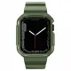 Kingxbar CYF537 2in1 Armored Case for Apple Watch SE, 8, 7, 6, 5, 4, 3, 2, 1 (45, 44, 42 mm) with strap green