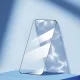 Joyroom Knight 2.5D TG gehärtetes Glas für iPhone 14 Vollbild mit Rahmen transparent (JR-H01)