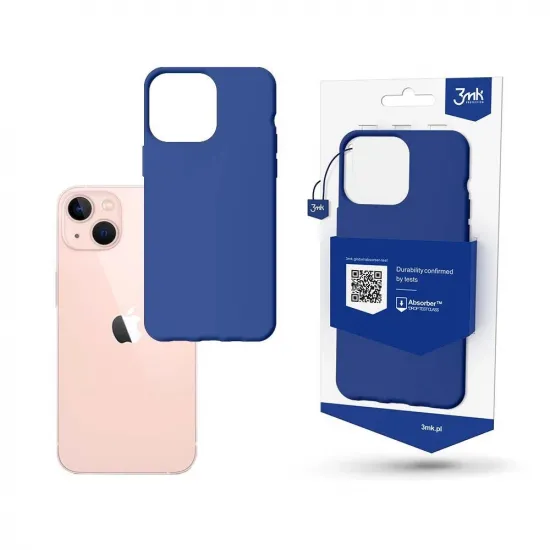 Case for iPhone 14 from the 3mk Matt Case series - blue