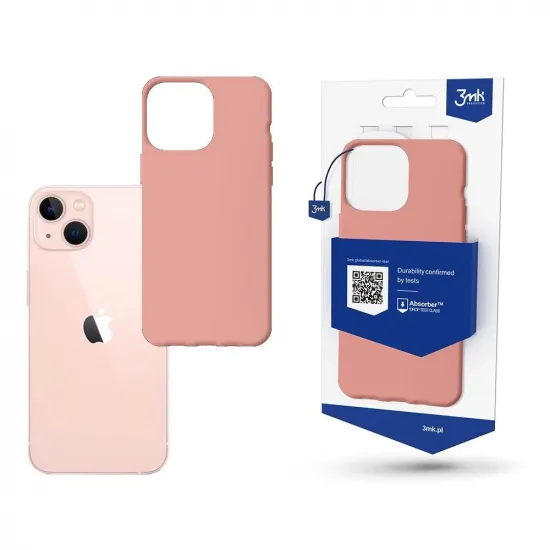 Case for iPhone 14 from the 3mk Matt Case series - pink