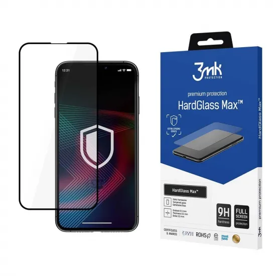 Tempered glass for iPhone 14 9H from the 3mk HardGlass Max series