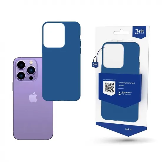 Case for iPhone 14 Pro Max from the 3mk Matt Case series - blue