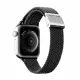Dux Ducis Strap (Mixture II Version) Strap for Apple Watch Ultra, SE, 8, 7, 6, 5, 4, 3, 2, 1 (49, 45, 44, 42 mm) Braided Band Bracelet Black