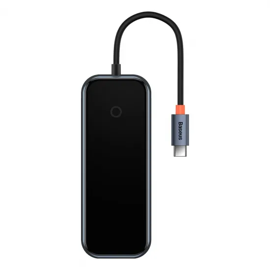 Baseus AcmeJoy HUB 4-port (USB-C to 1x USB-C PD&Data/3x USB3.0) dark gray (WKJZ010013)