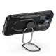Joyroom Dual Hinge Case für iPhone 14 Plus gepanzerte Hülle mit Ständer und Ringhalter schwarz