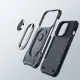 Joyroom Dual Hinge Case für iPhone 14 Plus gepanzerte Hülle mit Ständer und Ringhalter schwarz