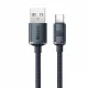 Baseus Crystal Shine Series cable USB cable for fast charging and data transfer USB Type A - USB Type C 100W 2m black (CAJY000501)