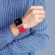 Dux Ducis Magnetic Strap Apple Watch Ultra Magnetic Bracelet Wristband Red (Chain Version)