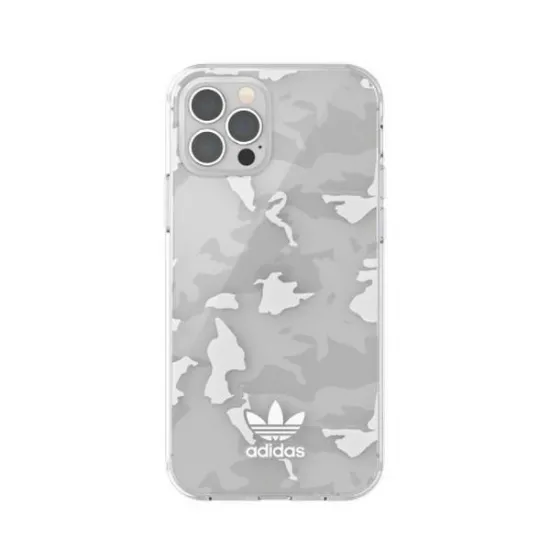 Adidas OR SnapCase Camo iPhone 12/12 Pro transparent / white 43705